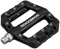 Rockbros 2017-12CBK Nylon Bicycle Pedal Set – juodos spalvos