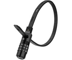 Rockbros 3240001001 bicycle lock for 0.5 m combination – juodos spalvos