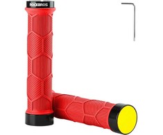 Rockbros 40720007002 bicycle grips with reflector – red