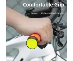 Rockbros 40720007004 bicycle grips with reflector – oranžinis