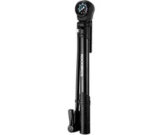 Rockbros 42310006001 bicycle pompa with pressure gauge – juodos spalvos