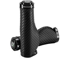 Rockbros Bike Grips Twisted Ergonomic Anti-Slip Grips – Juodas