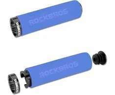 Rockbros BT1001BLBK sponge bicycle handlebar grips – mėlynas and juodos spalvos