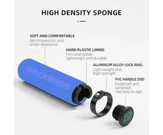 Rockbros BT1001BLBK sponge bicycle handlebar grips – mėlynas and juodos spalvos