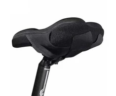 Rockbros LF047-B silicone gel bicycle seat cover dydis L – juodos spalvos