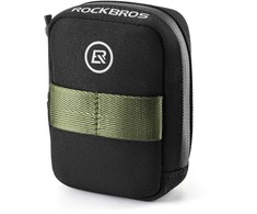 Rockbros Mini Saddle Bag with CO2 Cartridge Holder – Juodas/Žalias