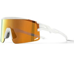 Rockbros Polarized dviratininko akiniai su UV apsauga ir Corrective Insert – baltos spalvos