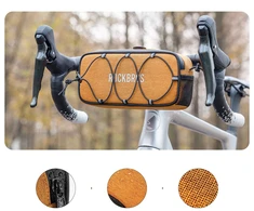 Rockbros TL001 ROAD TO SKY 1.9L Handlebar Bike Bag Atsparus vandeniui – Oranžinis