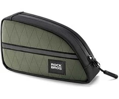 Rockbros Triangle Bike Frame Bag 0.8l – žalios spalvos