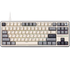 Royal Kludge RK R87 Pro - US išdėstymas - Hot-Swappable Brown Switches - Pilkas (Pilka) Mechaninė Žaidimų Klaviatūra