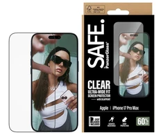 Panzer Glass SAFE by PanzerGlass Ultra-Wide Fit ekrano apsauga su EasyAligner, skirta iPhone 17 Pro Max