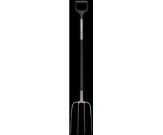 Fiskars Ergonomic šakė kompostui (apvaliais virbais)
