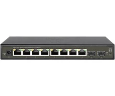 Šakotuvas Level One Carruzzo LevelOne GES-2110 tinklo komutatorius Valdomas L2 Gigabit Ethernet (10/100/1000) Juoda