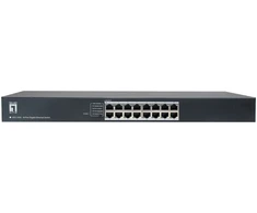 Šakotuvas Level One Carruzzo LevelOne GEU-1632 Ne-valdomas Gigabit Ethernet (10/100/1000) 1U Pilka