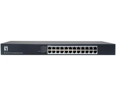 Šakotuvas Level One Carruzzo LevelOne GEU-2432 Ne-valdomas Gigabit Ethernet (10/100/1000) 1U Pilka