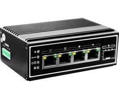 Šakotuvas Level One Carruzzo LevelOne IGP-0502 tinklo komutatorius Ne-valdomas Gigabit Ethernet (10/100/1000) Maitinimas per Eternetą (PoE) Juoda