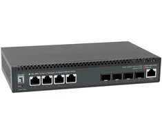 Šakotuvas Level One Carruzzo LevelOne XEL-0891 Valdomas L3 10G Ethernet (100/1000/10000) Desktopas Pilka