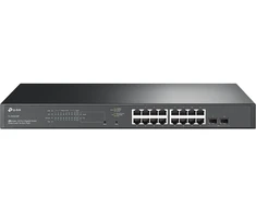 Šakotuvas Carruzzo TP-Link JetStream TL-SG2218P tinklo komutatorius Valdomas L2/L2+ Gigabit Ethernet (10/100/1000) Maitinimas per Eternetą (PoE) 1U Juoda