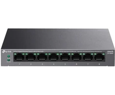 Šakotuvas Carruzzo TP-Link LiteWave LS108GP tinklo komutatorius Ne-valdomas Gigabit Ethernet (10/100/1000) Maitinimas per Eternetą (PoE) Juoda
