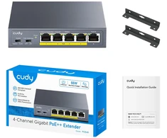 Šakotuvas Cudy POE40 PoE adapteris Gigabitinis eternetas
