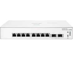 Šakotuvas Hewlett Packard (HP) HPE Aruba Networking Networking Instant On Switch 8p Gigabit 2p SFP 1930 Valdomas L2/L3/L4 Gigabit Ethernet (10/100/1000) Maitinimas per Eternetą (PoE) 1U Balta