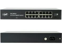 Šakotuvas Komutatorius PNI SW016, 16 x 10/100/1000 Mbps, Gigabit, metalinis korpusas