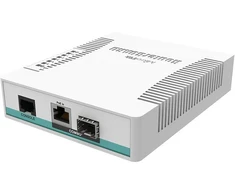 Šakotuvas Mikrotik CRS106-1C-5S tinklo komutatorius Gigabit Ethernet (10/100/1000) Maitinimas per Eternetą (PoE) Balta