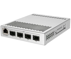Šakotuvas Mikrotik CRS305-1G-4S+IN tinklo komutatorius Valdomas Gigabit Ethernet (10/100/1000) Maitinimas per Eternetą (PoE) Balta