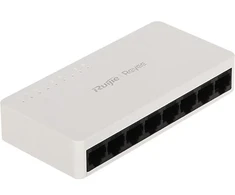 Šakotuvas Ruijie Networks RG-ES08G-L tinklo komutatorius Ne-valdomas Gigabit Ethernet (10/100/1000) Juoda