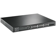 Šakotuvas TP-Link JetStream TL-SG3428XMP tinklo komutatorius Valdomas L2+ Gigabit Ethernet (10/100/1000) Maitinimas per Eternetą (PoE) 1U Juoda