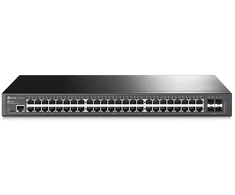 Šakotuvas TP-Link JetStream TL-SG3452 tinklo komutatorius Valdomas L2 Gigabit Ethernet (10/100/1000) 1U Juoda