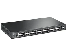 Šakotuvas TP-Link JetStream TL-SG3452 tinklo komutatorius Valdomas L2 Gigabit Ethernet (10/100/1000) 1U Juoda