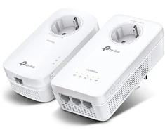 Šakotuvas TP-Link TL-WPA8631P KIT „PowerLine“ tinklo adapteris 300 Mbit/ai Ethernet LAN jungtis „Wi-Fi“ Balta 2 vnt