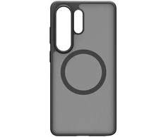 Samsung Capella Magnet dėklas skirtas Samsung Galaxy S26 Ultra, MagSafe Compatible – juodos spalvos