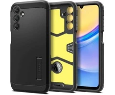 Spigen Tough Armor dėklas skirtas Samsung Galaxy A15 5G, spalva - Juoda
