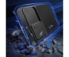 Samsung Galaxy A55 5G Tech-Protect Velar Cam+ dėklas telefonui juodos spalvos