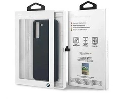 Samsung Galaxy S21 Plus BMW dėklas silikoninis Signature (BMHCS21MSILNA) mėlynos spalvos