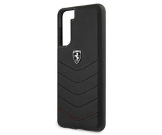Ferrari FEHQUHCS21SBK S21 G991 juodos spalvos kietas dėklas Off Track Quilted