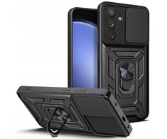 Samsung Galaxy S23 FE Tech-Protect Camshield Pro telefono dėklas juodos spalvos