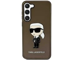 Karl Lagerfeld KLHCS23SHNIKTCK S23 S911 juodos spalvos kietas dėklas Ikonik Karl Lagerfeld