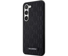 Karl Lagerfeld KLHCS23MSAKLHPK S23+ S916 kietas dėklas juodos spalvos Saffiano Mono Metal Logo