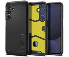Spigen Tough Armor – dėklas skirtas Samsung Galaxy S24 FE Juodas