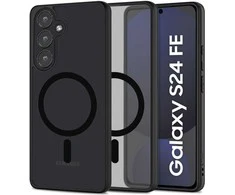 Samsung Galaxy S24 FE Tech-Protect Magmat MagSafe dėklas jūsų telefonui juodos spalvos