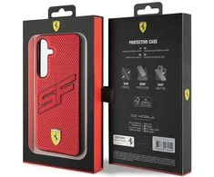 Ferrari FEHCS24MPINR S24+ S926 red kietas dėklas Big SF Perforated