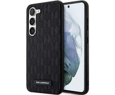 Samsung Galaxy S24 Plus Karl Lagerfeld dėklas Saffiano Mono Metal Logo (KLHCS24MSAKLHPK) juodos spalvos