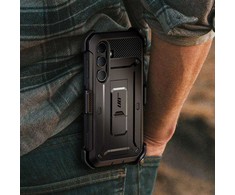Samsung Galaxy S24 Supcase Unicorn Beetle Pro 2-set dėklas telefonui juodos spalvos