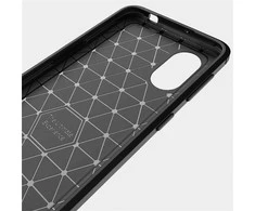 Samsung Galaxy XCover 7 Tech-Protect TPU Carbon dėklas telefonui juodos spalvos