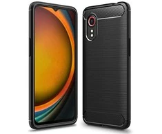 Samsung Galaxy XCover 7 Tech-Protect TPU Carbon dėklas telefonui juodos spalvos
