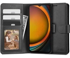 Samsung Galaxy XCover 7 Tech-Protect Wallet dėklas telefonui juodos spalvos