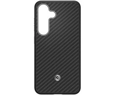 Samsung Spigen Enzo Aramid Magnet Galaxy S25 dėklas telefonui juodos spalvos
